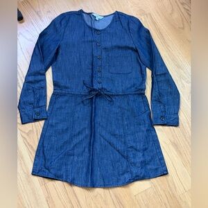 Jack Denim Lightweight Long Sleeve Mini Dress, Size Small, New, No Tags